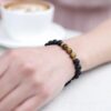Brown Tiger Eye Diffuser Crystal Bracelet - Image 4