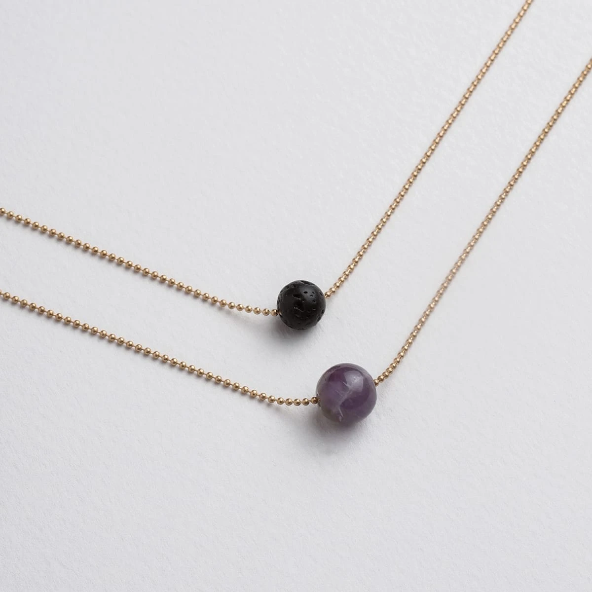 Pure Diffuser Crystal Necklace - Amethyst - Image 3