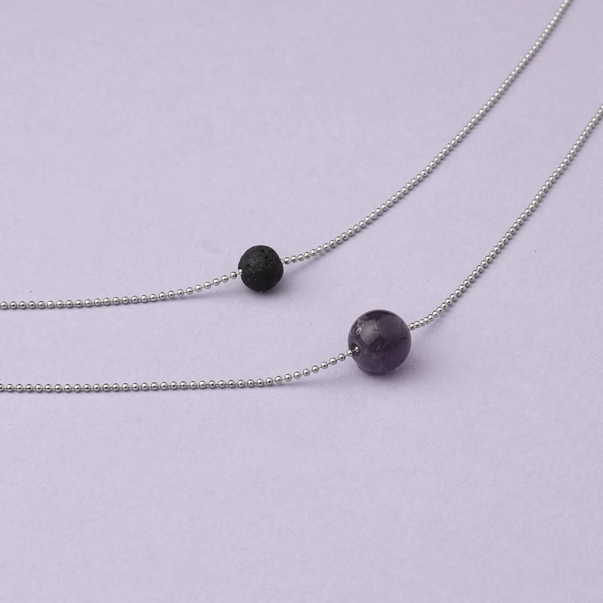 Pure Diffuser Crystal Necklace - Amethyst - Image 4