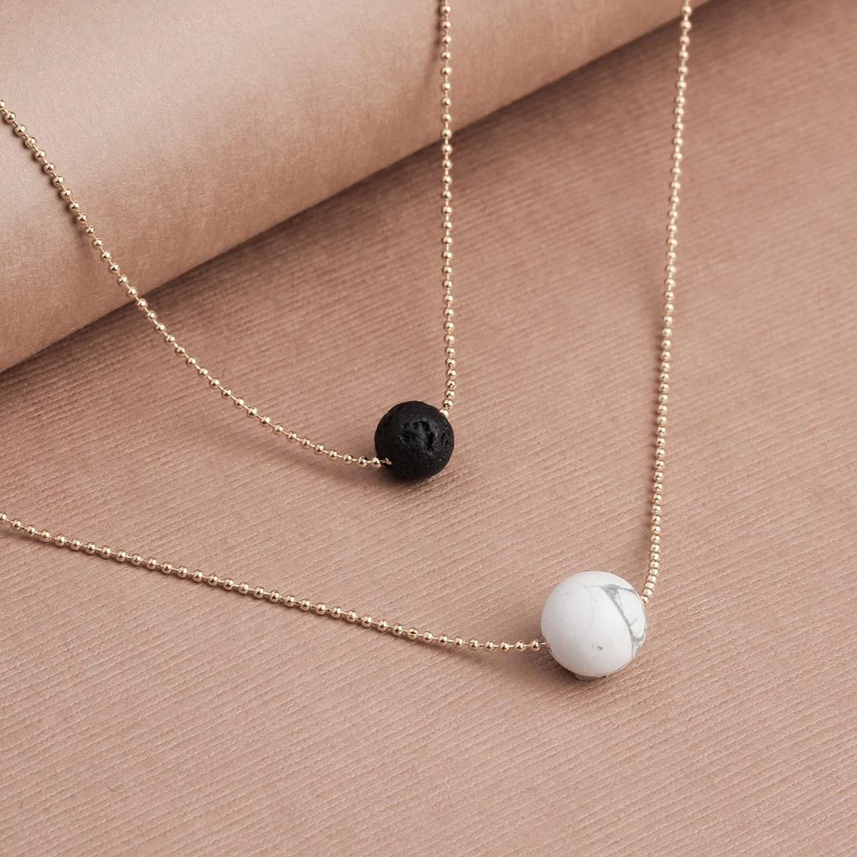 Pure Diffuser Crystal Necklace - White Howlite - Image 6