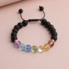 Glow Glass Chakra Adjustable Crystal Bracelet - Image 2