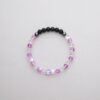 Glow Glass (Clear And Pink) Crystal Bracelet - Image 2