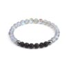 Glow Glass (Grey) Crystal Bracelet