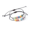 Rainbow Lava Rock Adjustable Crystal Bracelets