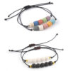Rainbow Lava Rock Adjustable Crystal Bracelets - Image 4