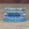 Aura Blue Topaz Wrap Bracelets