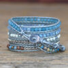 Aura Blue Topaz Wrap Bracelets - Image 3