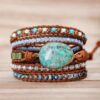 Chunky Ocean Jasper Wrap Bracelets