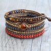 Grounding Root Chakra Wrap Bracelets